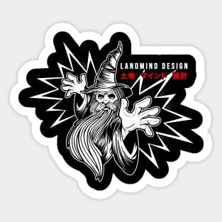 Landmind Wizard Sticker